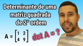 Determinante de uma matriz quadrada de 2° ordem [upl. by Leiba]