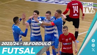 MAGLOG Maglódi TC – SG Kecskemét Futsal  15  Férfi Futsal NB I  18 forduló  MLSZTV [upl. by Nwadal999]