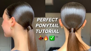 Perfect Dancesport Ponytail Tutorial [upl. by Nosrettap]