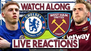 Chelsea v West Ham LIVE Watch Along  CHEWHU Premier League [upl. by Annahsit]