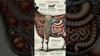 The Cows Digestive System  shorts technology graphics education  Pindauli Live 📚📲✍️ [upl. by Bakeman]