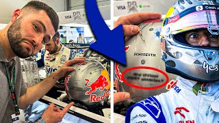 Daniel Ricciardo wrote a secret message on his helmet🙁 SILVERSTONE ROUNDUP [upl. by Laband]