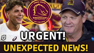 GET OUT NOW GREAT NEWS BRISBANE BRONCOS LATEST NEWS [upl. by Nitram]