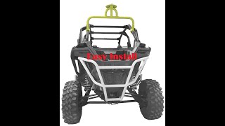 Installing our New Spare Tire Rack on a Polaris Pro XP  TAB OffRoad [upl. by Anon190]