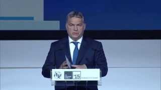 HE Viktor Orban Prime Minister Hungary  Opening Speech ITU Telecom World 2015 [upl. by Aisatsana]