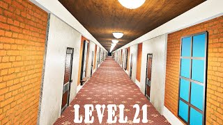 Exploring The Backrooms  Numbered Doors  Level 21  VR [upl. by Anwahsal]