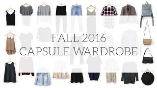 Fall Capsule Wardrobe  Project 333 [upl. by Bogosian]