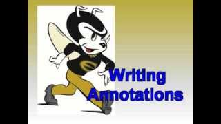 Writing Annotations with the Annotated Bilbliography Worksheet [upl. by Yrogiarc]