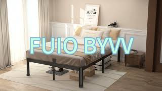 FUIOBYVV Queen Bed Frame with Round Corner Edge Legs [upl. by Roswald]