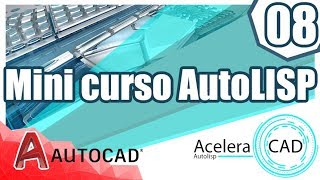 AutoCAD 2018  Aula 08 Minicurso AutoCAD Lisp [upl. by Jephthah242]