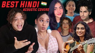 Waleska amp Efra react to The Best Acoustic Short Hindi Covers on YouTube [upl. by Mabelle]