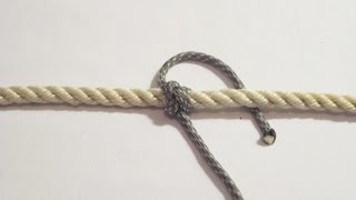 How To Tie A Ground Line Hitch  Knot [upl. by Eilrebma571]