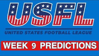 USFL Football Week 9 Picks amp Predictions 2023 [upl. by Anaes]