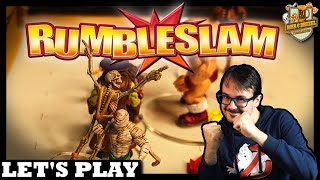 Ich spiele Rumbleslam  Fantasy Wrestling und Speedo Skelette  Tabletop Spielbericht [upl. by Ianej]