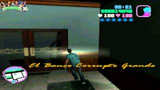 GTA Vice City El bug del Banco Corrupto  Inframundo [upl. by Odrarebe949]