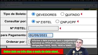 Como consultar e gerar os BOLETOS FISTEL das estações de Radioamador eou PX Faixa do Cidadão [upl. by Eetnahc555]