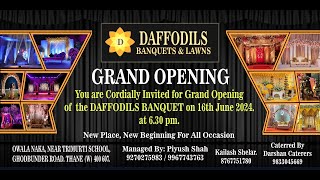 DAFFODIL BANQUET HALL IN OVALA KASARVADAVALI THANE MAHARASHTRA [upl. by Laenaj]