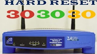 ✅ Como hacer Hard Reset 303030 en Routers Linksys [upl. by Epps]