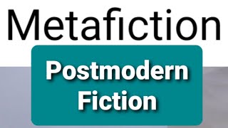 Metafiction postmodernism criticalthinking theory jaydeepchakrabarty englishliterature [upl. by Adon]