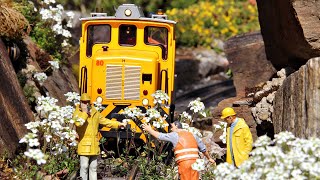 Frühlingserwachen auf der Gartenbahn mit Katze 🐱 [upl. by Akimas]