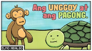 Ang Unggoy At Ang Pagong  Filipino Folk Tales  Mga Kwentong Pambata [upl. by Alecram]