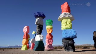 Ugo Rondinone Seven Magic Mountains [upl. by Eittol]