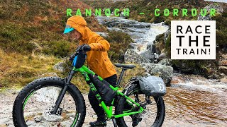 Cycling Rannoch  Corrour Station  A night in the Signal Box  Bikepacking  Scottish Highlands [upl. by Ivad]