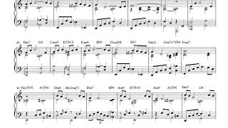 Bewitched Bothered and Bewildered Arranged for solo piano with music sheet [upl. by Amity]