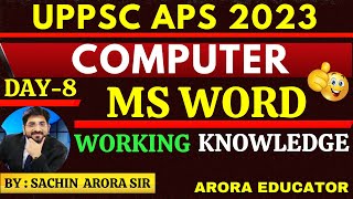 UPPSC APS Computer Classes  UPPSC APS Vacancy 2023  UPPSC APS Previous Year Questions  UPPSC APS [upl. by Morocco]