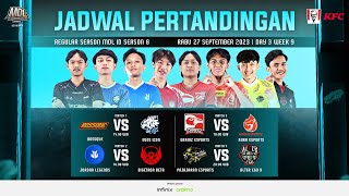 🔴 LIVE  MDL ID S8  Regular Season  Hari 3 Minggu 9 [upl. by Lothaire]