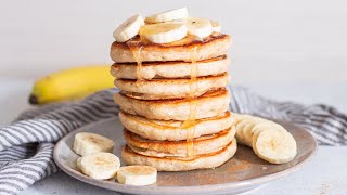 Die fluffigsten Bananen Pancakes  ohne Ei einfaches Rezept [upl. by Delija]