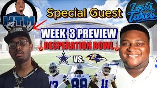 DESPERATION FINAL PREVIEW Ravens vs Cowboys ft htmsports2598 [upl. by Angus]