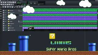 Super Mario Bros con LMMS [upl. by Heffron]