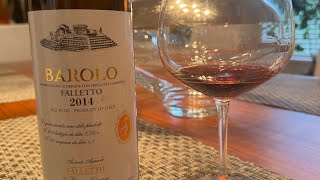 Bruno Giacosa 2014 Barolo Falletto White Label Premium Wine Review [upl. by Ylac178]