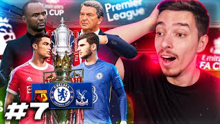 FINALA CAMPIONATULUI MAN UNITED VS CHELSEA IN PREMIER LEAGUE CARIERA CU RONALDO 7  FIFA 22 [upl. by Sardse]