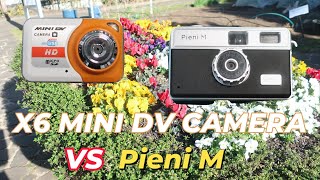 Pieni M vs X6 MINI DV CAMERA [upl. by Edahc]