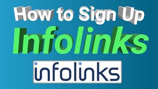 How to Create Infolinks Account  Infolinks Earnings [upl. by Llireva]