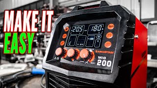 Start Welding in Minutes for just 400 ArcCaptain MIG200 MultiProcess Welder 110V220V [upl. by Atinev]