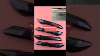 Hyundai Sonata 2021202220238th Generation Carbon Door Handles Side Mirrors Cover [upl. by Alita]