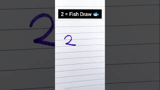 2  🐟🐠 Easy Fish Draw  drawing craft art fishdrawing fish shorts viral flowbutterfly [upl. by Koss]