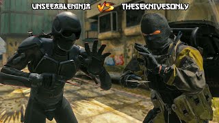 THESEKNIVESONLY vs UNSEEABLENINJA MW3 Funny Ninja Moments [upl. by Attalanta749]