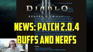 Diablo 3  News Patch 204 Rift Legendary Drop Rate Buffs Chest Nerf [upl. by Camille860]