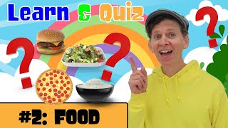 Food Vocabulary For Kids  Learn and Quiz with Matt [upl. by Bray]