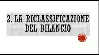 La Riclassificazione del Bilancio [upl. by Cissej]