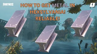 Fortnite STW How To Get METAL in Hexsylvania Venture Zone Easy and Reliable [upl. by Cedric]