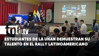 Jóvenes de diferentes carreras de la UNAN participan del Rally Latinoamericano 2024 [upl. by Enohpesrep359]