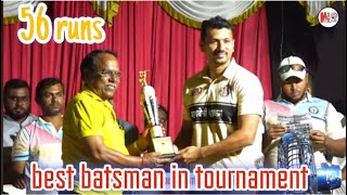 best batsman in tournament at kolshet 2024 [upl. by Jerman]