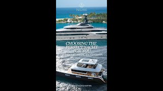 CHOOSING THE PERFECT YACHT FOR YOU POWERBOAT VS CATAMARAN [upl. by Juliana572]