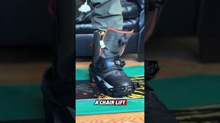 HOW TO USE CLEW STEP In SNOWBOARD bindings snowboarding [upl. by Howland]