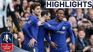 Chelsea 30 Newcastle  Alonso Hits Stunning Freekick  Emirates FA Cup 201718 [upl. by Eddana]